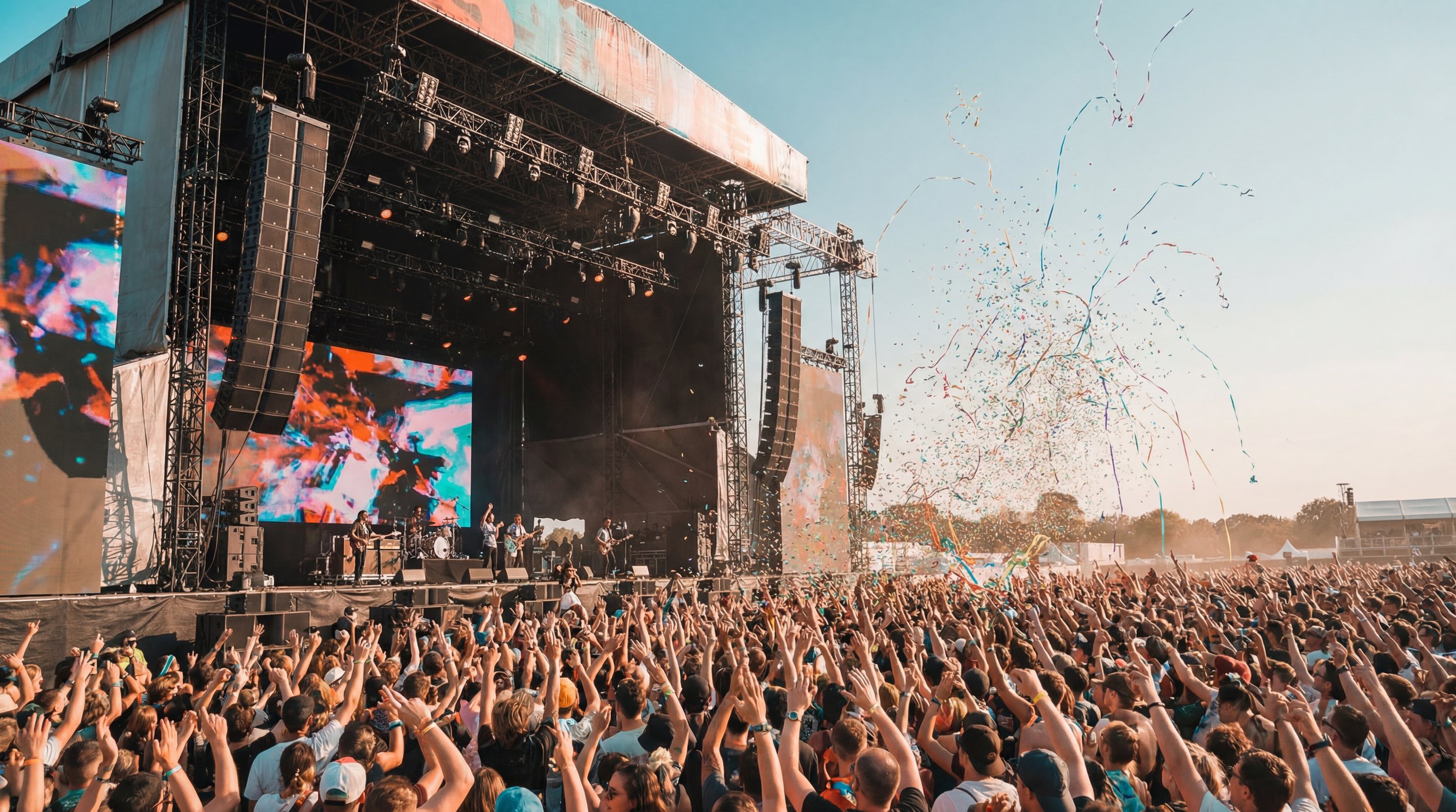 Festival stage outdoor